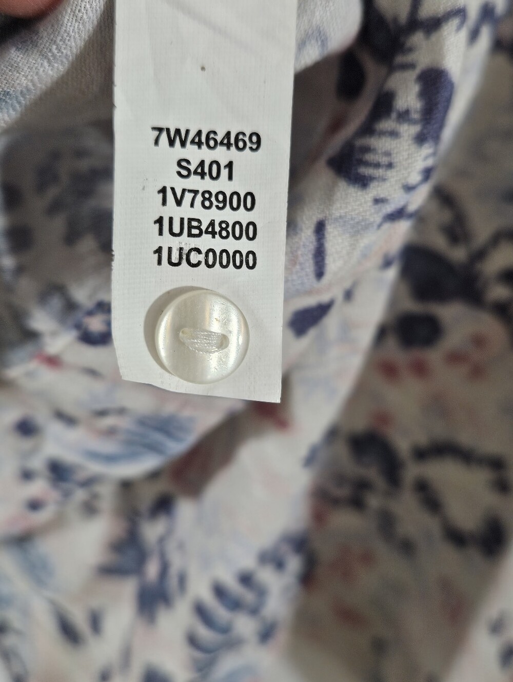 Lucky Brand Peasant Top Womens Small Embroidered Cotton Blend Floral Blouse - Picture 5 of 5